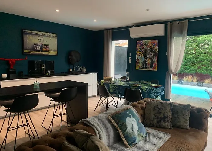 La Dolce Villa - Maison 100M2 Avec Piscine Chauffee De Mi Mai A Mi Oct En Fonction Du Temps Et Temperature A Bordeaux Cauderan